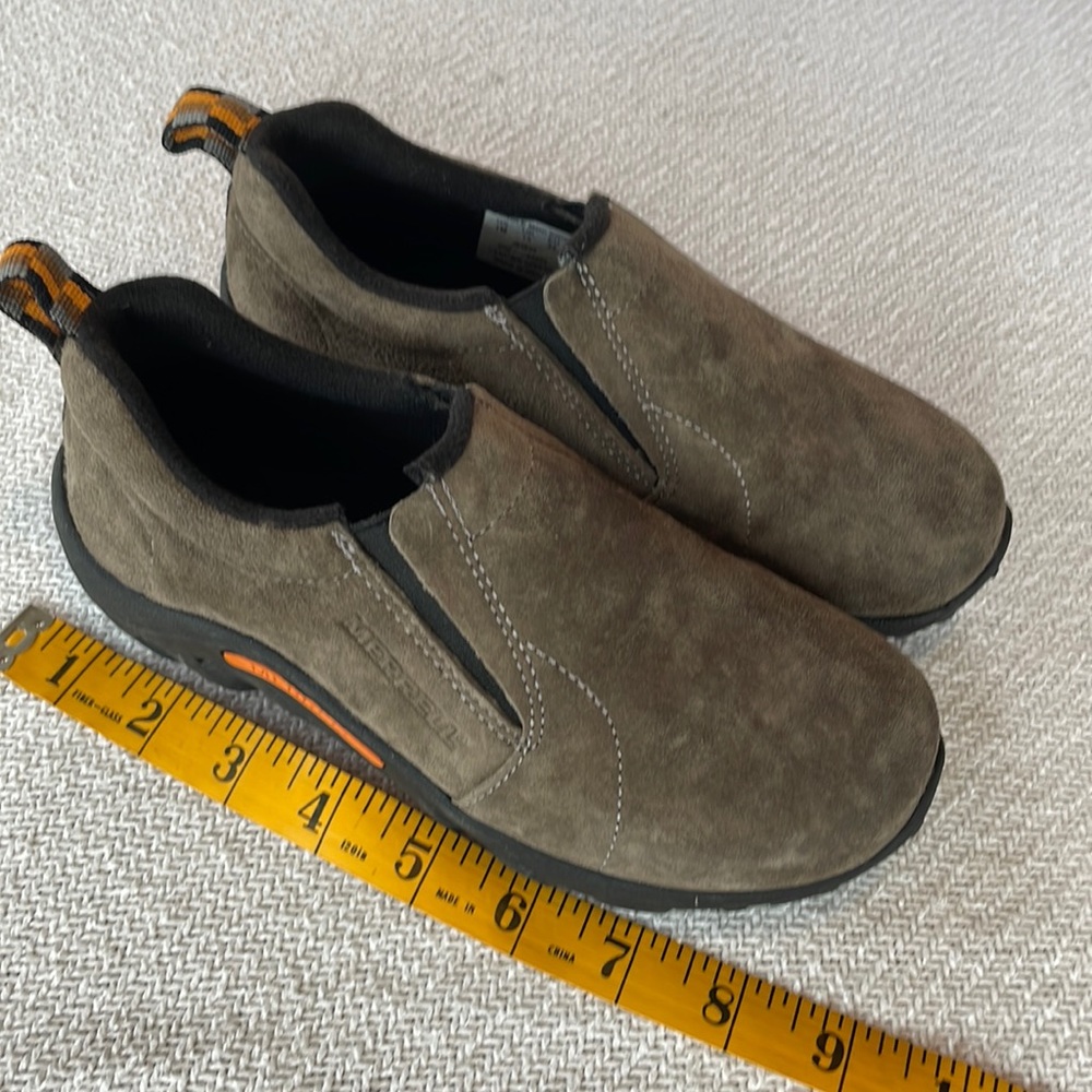 MERRELL SZ 1M 'Jungle Moc' Nubuck Slip-On- Brown